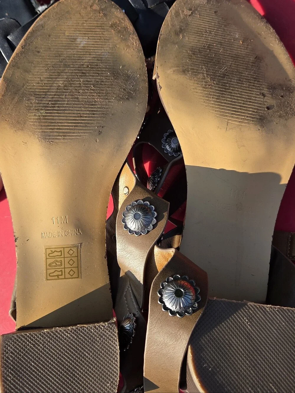 3 Pairs Of Womens Sandals